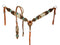 Showman Showman Hair on Cowhide One Ear Leather Headstall Set