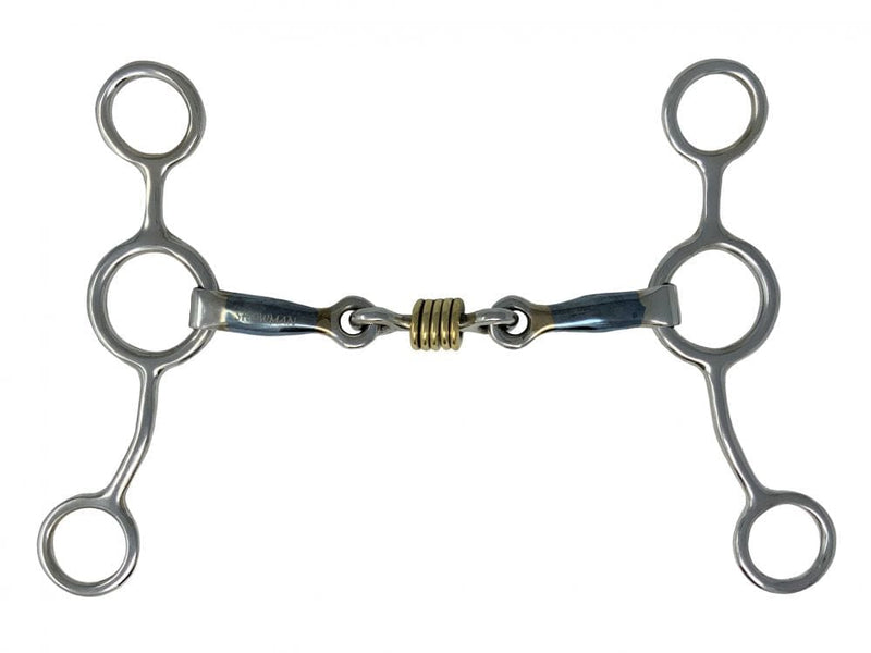 Showman Showman Stainless Steel JR Cowhorse Dogbone Bit