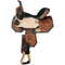 Tough-1 Royal King Benton Barrel Saddle