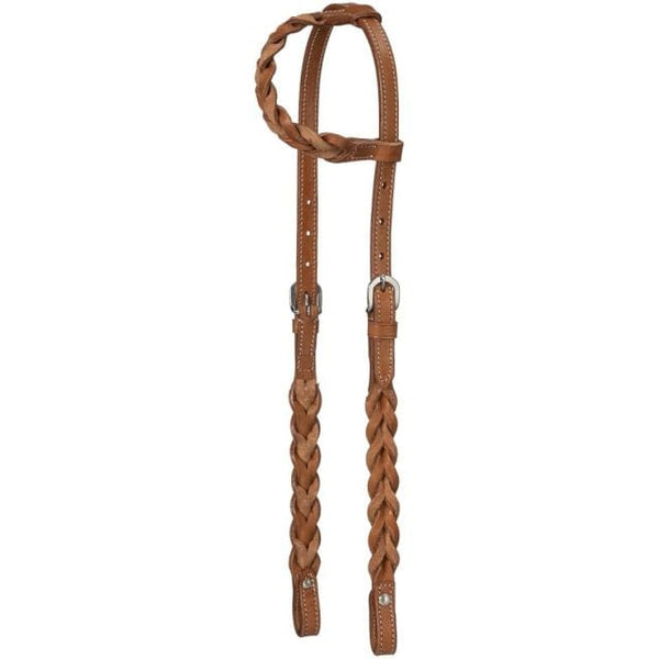 Tough-1 Royal King Braided Leather One Ear Headstall