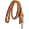 Tough-1 Royal King Braided Leather Roping Reins