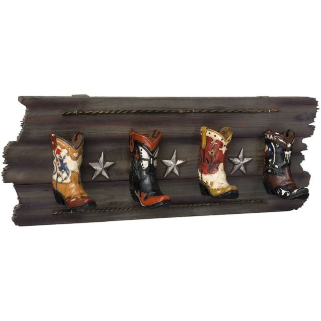 Tough-1 Tough1 Western Themed 4 Hook Racks
