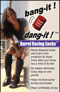 Bang-It! Dang-It! Bang-It! Dang-It! Barrel Racing Socks