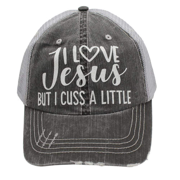 BHW I Love Jesus But I Cuss A Little Hat