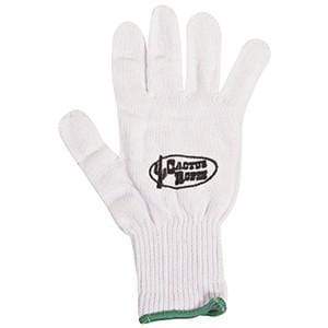 Cactus Cactus White Cotton Roping Gloves