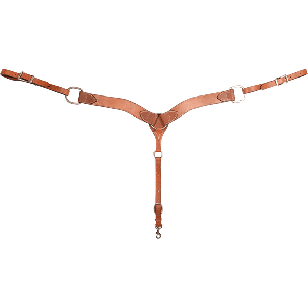 Cashel Cashel 2" Chestnut Roughout Breastcollar