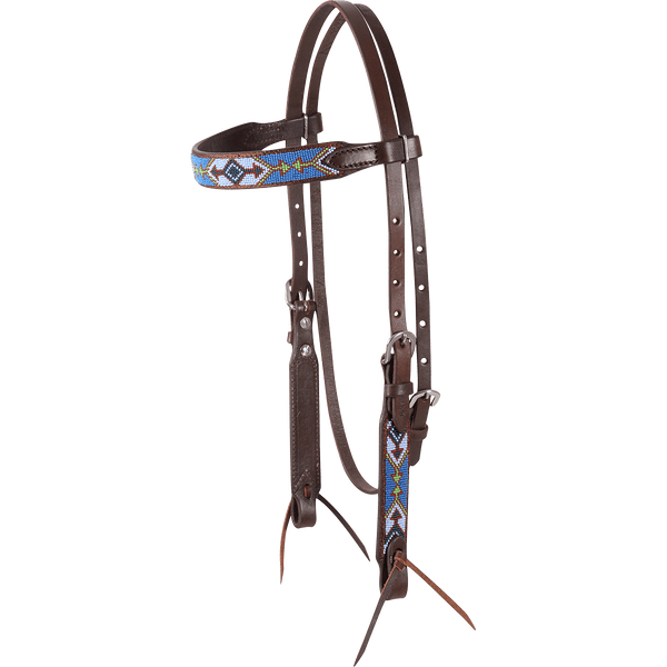 Cashel Cashel Beaded Blue/Green Browband Headstall