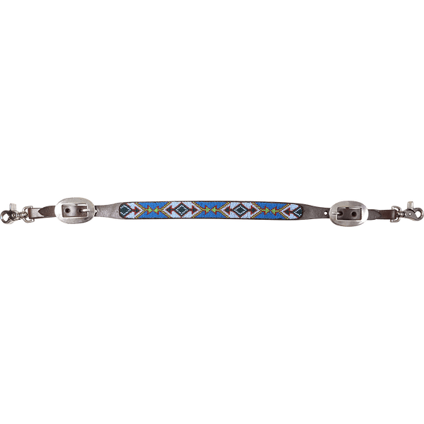 Cashel Cashel Beaded Blue/Green Wither Strap