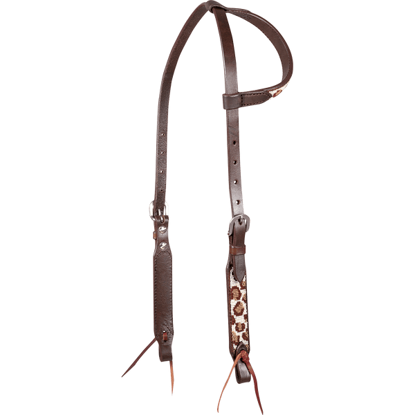 Cashel Cashel Beaded Brown Cheetah One Ear Headstall