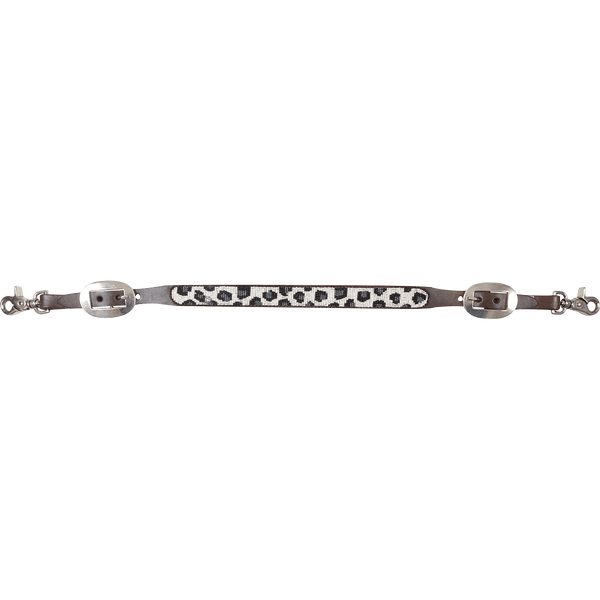 Cashel Cashel Beaded Grey Cheetah Wither Strap