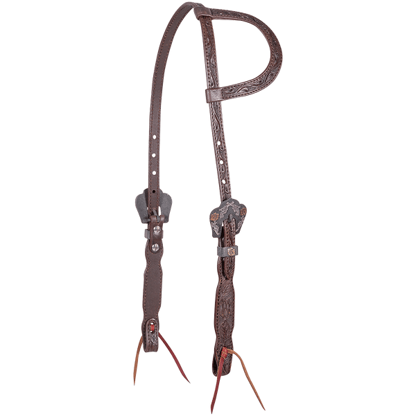 Cashel Cashel Chocolate Guns and Roses One Ear Headstall