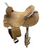 Circle S Circle S Barrel Style Rought Out Saddle with Rawhide Accents
