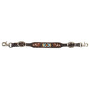 Circle Y Saddles Circle Y Distressed Beaded Tribal Wither Strap