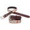 Circle Y Saddles Circle Y Fire Lily Embroidered Belt