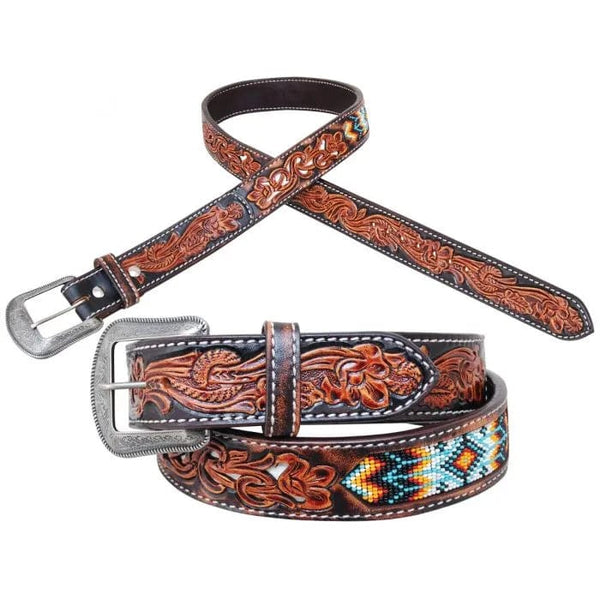 Circle Y Saddles Circle Y Tribal Beaded Inlay Belt