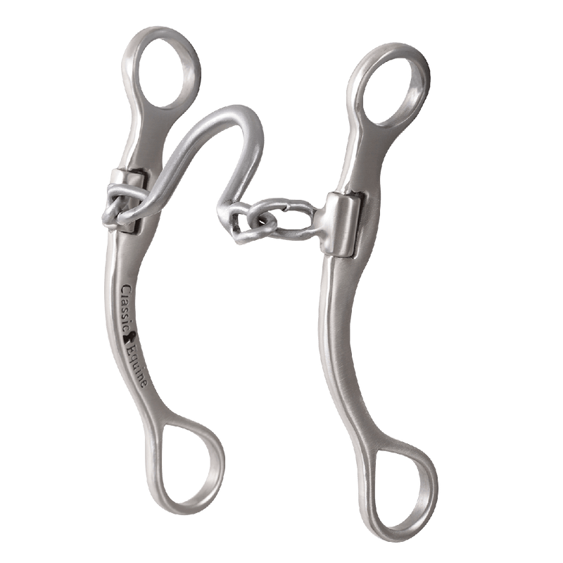 Classic Equine Classic Equine 7 1/2" Cheek Ported Chain Bit