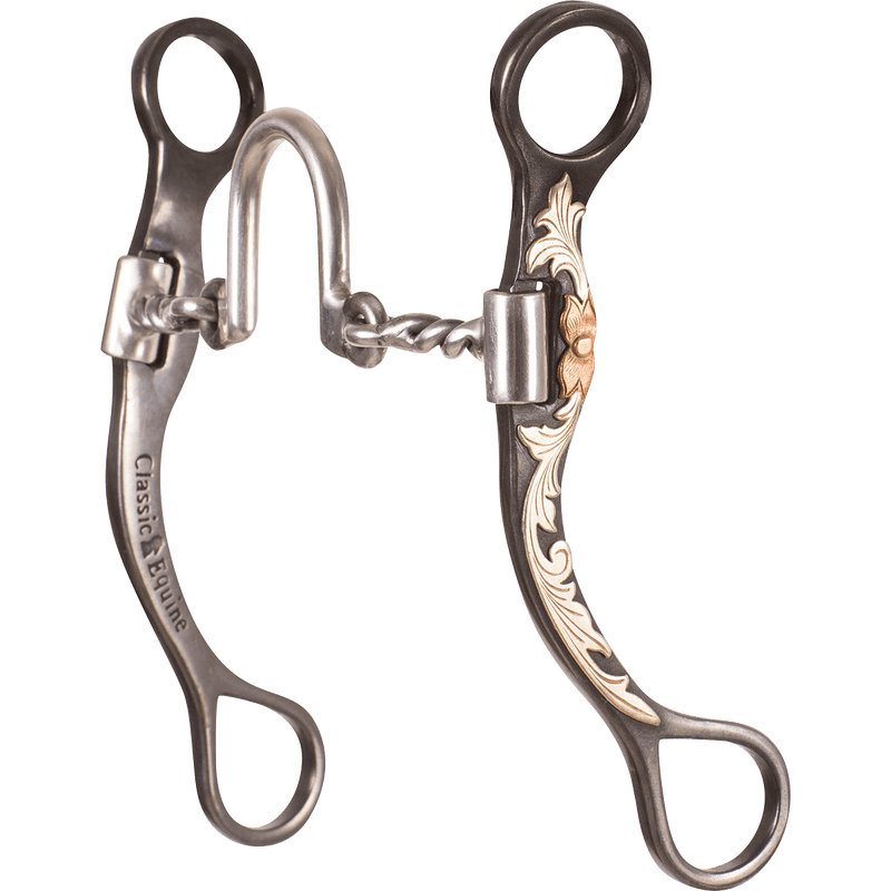 Classic Equine Classic Equine 7 1/2" Ported Twisted Wire Bit