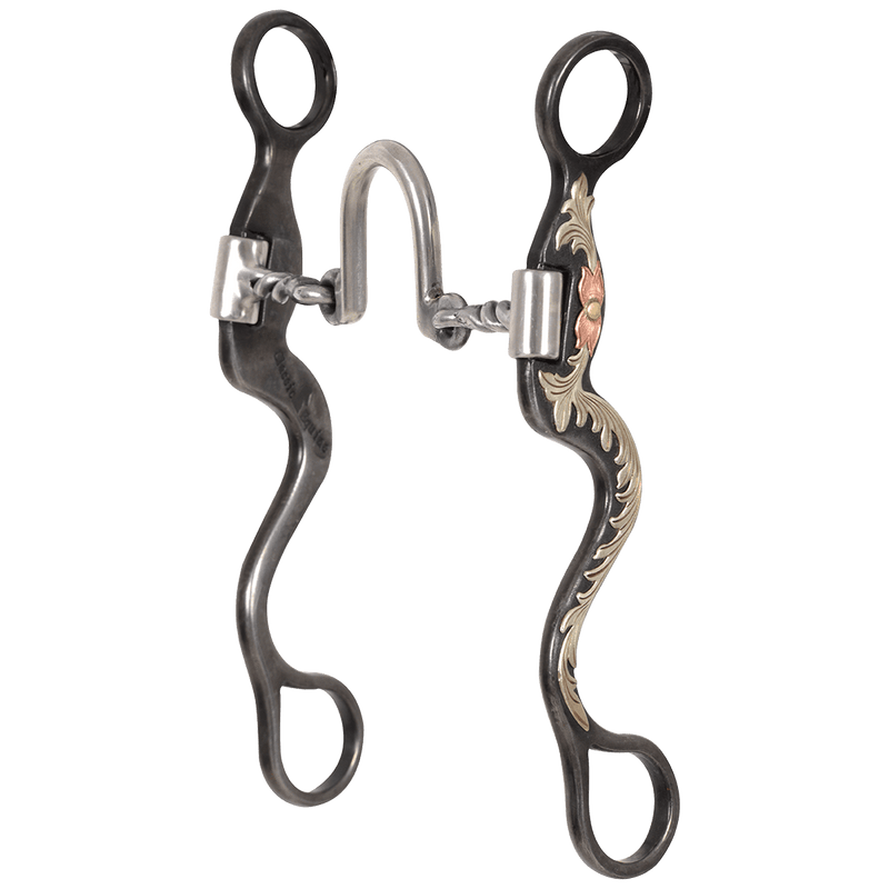 Classic Equine Classic Equine 8" Cavalry Cheek Ported Twisted Wire Bit