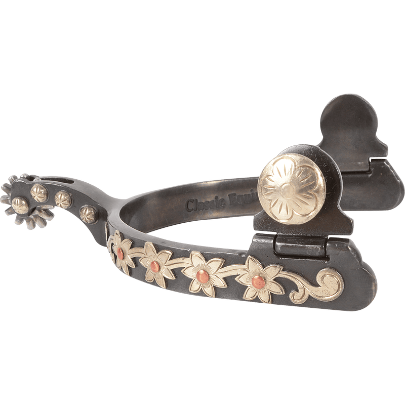 Classic Equine Classic Equine Flower Series 1/2" Band Spur
