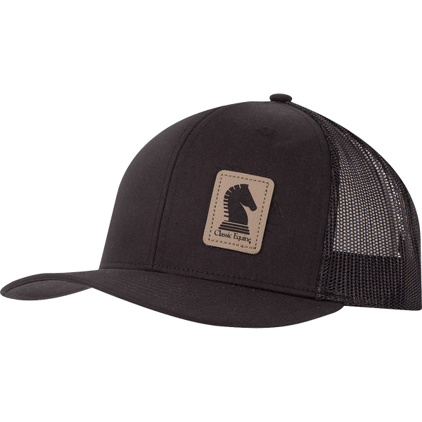 Classic Equine Classic Equine Leather Patch Logo Cap