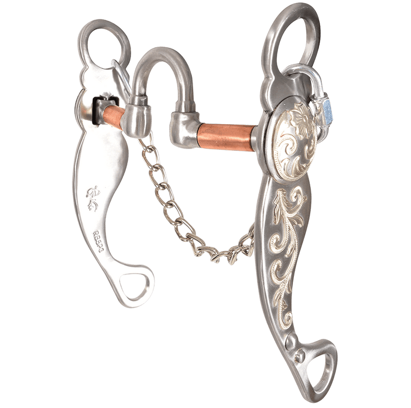 Classic Equine Classic Equine Roper Collection Correction with Swivel Cheeks Bit