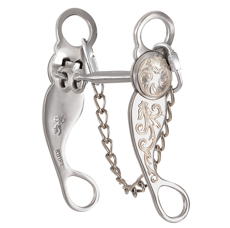Classic Equine Classic Equine Roper Collection Dogbone Snaffle with Swivel Cheeks Bit