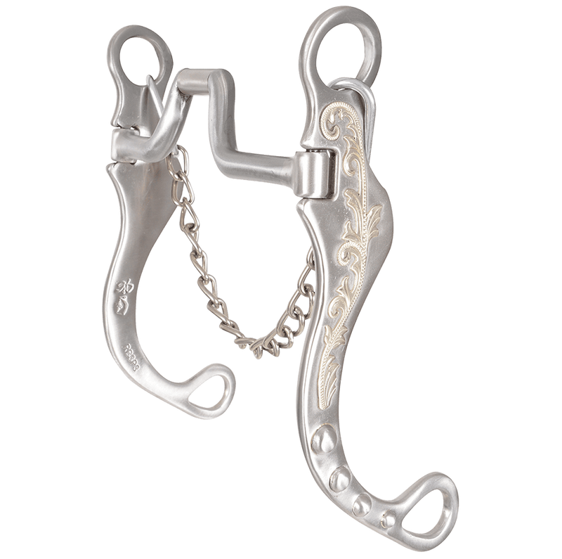 Classic Equine Classic Equine Roper Collection Swivel Port with Hinged Cheeks Bit