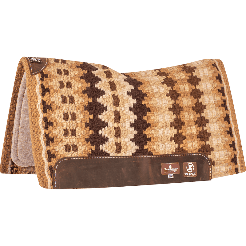 Classic Equine Classic Equine Zone Wool Top Pad - 32" x 34"