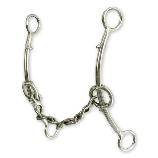 Classic Equine Goostree Double Gag Chain Long Shank Bit