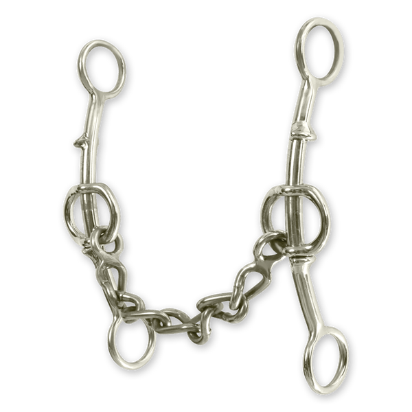 Classic Equine Goostree Double Gag Chain Short Shank Bit
