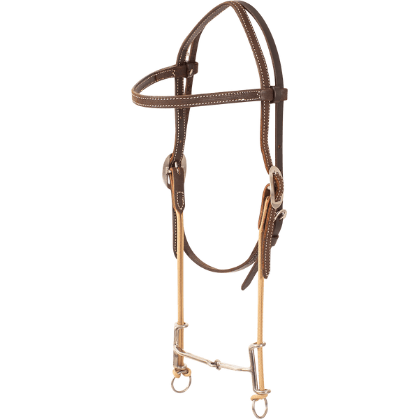 Classic Equine Loomis Smooth Snaffle Browband Gag Headstall