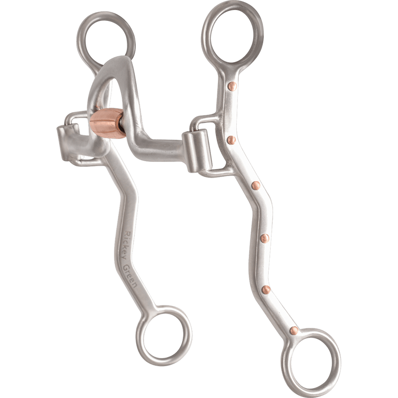 Classic Equine Rickey Green Setter with Roller Bit