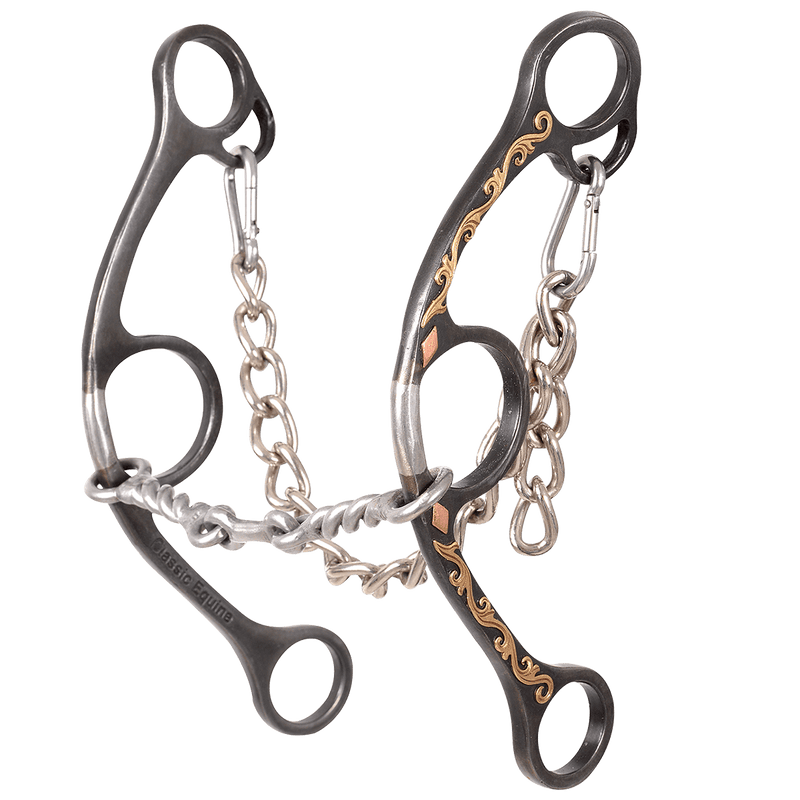 Classic Equine Sherry Cervi Diamond 3 pc Long Shank Bit