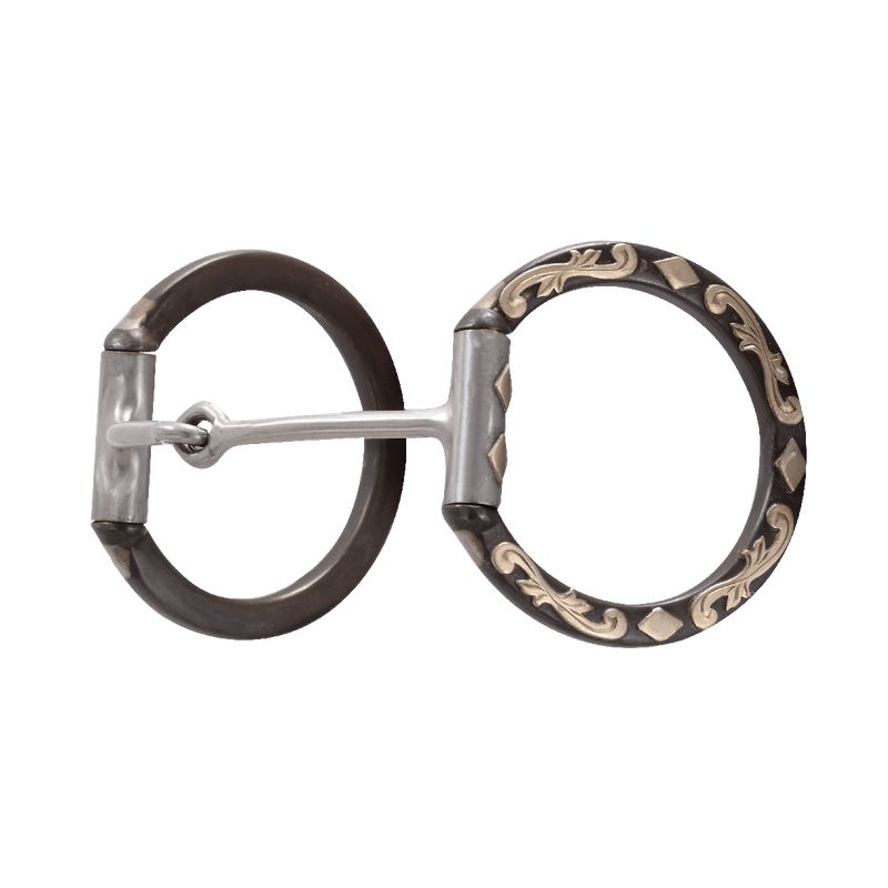 Classic Equine Sherry Cervi Diamond Smooth Snaffle Dee Ring