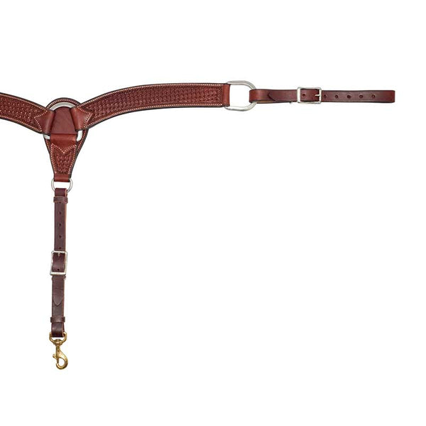 Cowboy Tack Cowboy Tack 2″ Rosewood Leather Spider Stamp Breast Collar