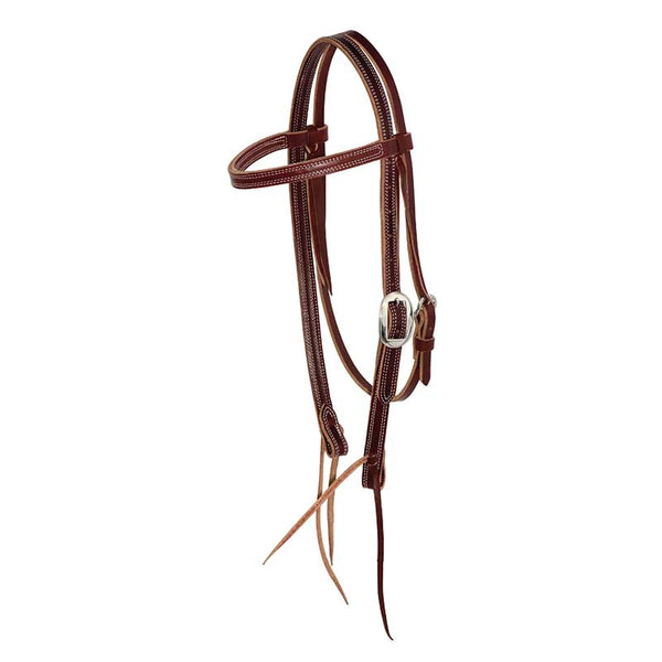 Cowboy Tack Cowboy Tack 3/4″ Burgundy Latigo Leather Browband Headstall