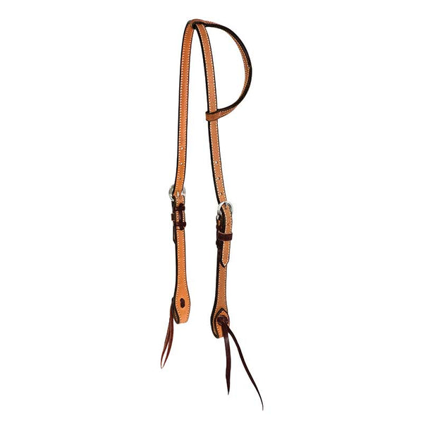 Cowboy Tack Cowboy Tack 5/8″ Rough Out Leather Twisted and Tied One Ear Headstall