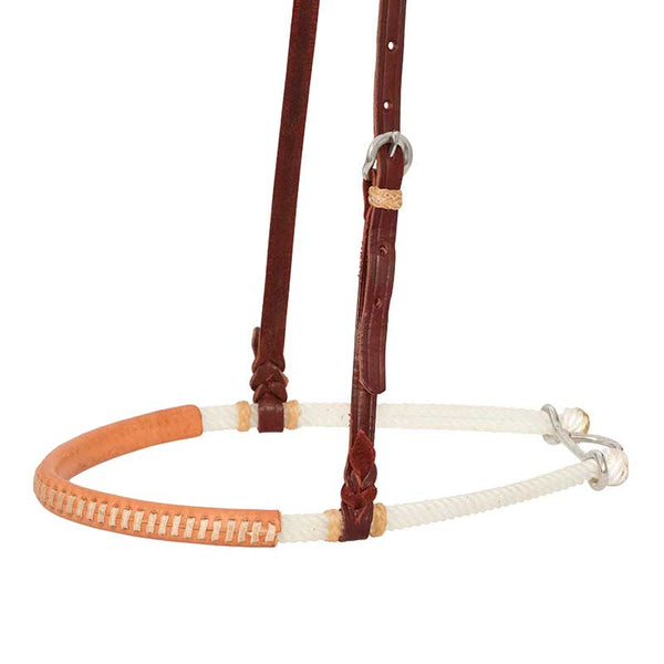 Cowboy Tack Cowboy Tack Leather Covered Double Rope Noseband