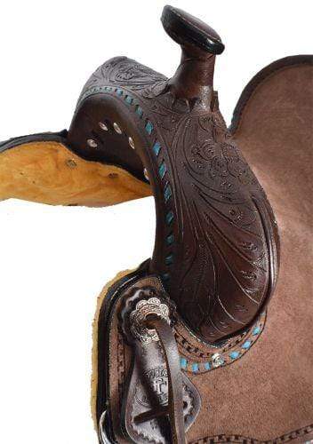 Double T 10", 12" Double T Pony Hard Seat Roper Style Saddles