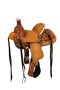 Double T 10" Double T Pony Hard Seat Roper Style Saddle