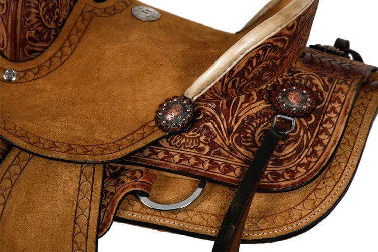 Double T 10" Double T Pony Hard Seat Roper Style Saddle