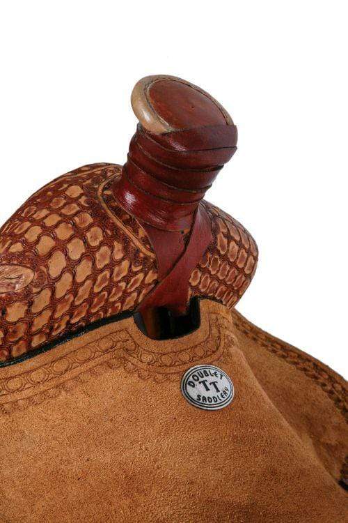 Double T 10" Double T Pony Hard Seat Roper Style Saddle