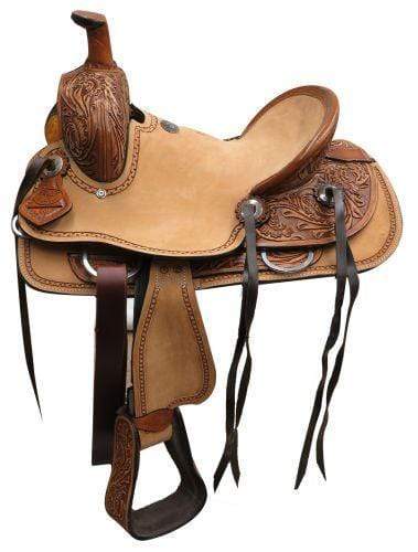 Double T 12" Double T Youth Hard Seat Roper Style Saddle
