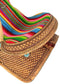 Double T 14" Double T  Youth Hard Seat Western Saddle with Wool Serape Accents