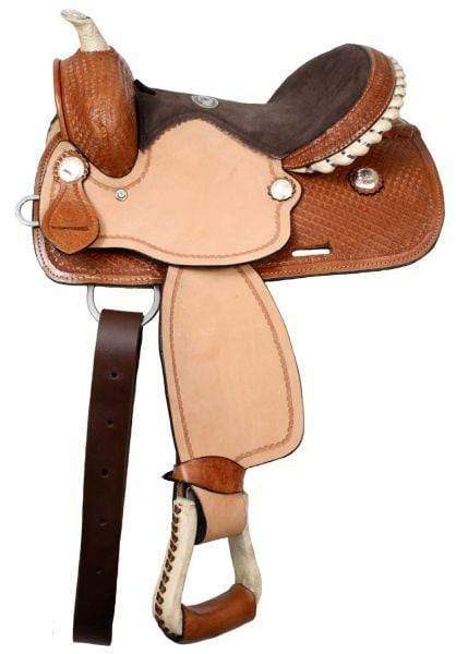 Double T Double T 12" Youth Barrel Saddle