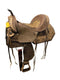 Double T Double T Hard Seat Barrel Style Saddle with Cheetah Seat