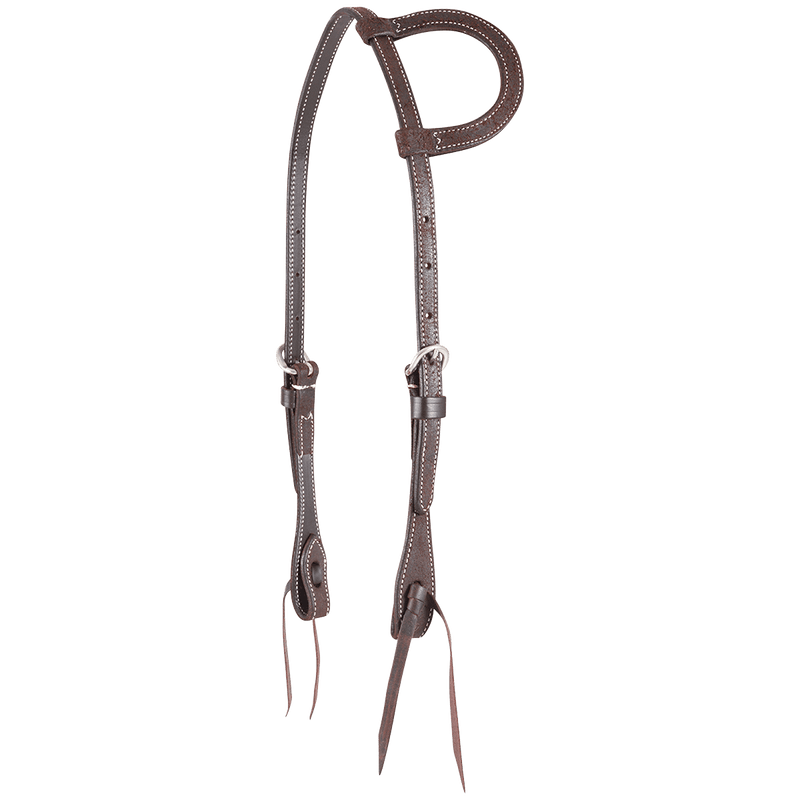 Martin Saddlery Martin Saddlery Chocolate Roughout One Ear Headstall