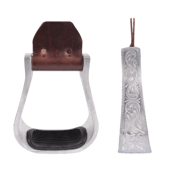 Martin Saddlery Martin Saddlery Engraved Aluminum Stirrups