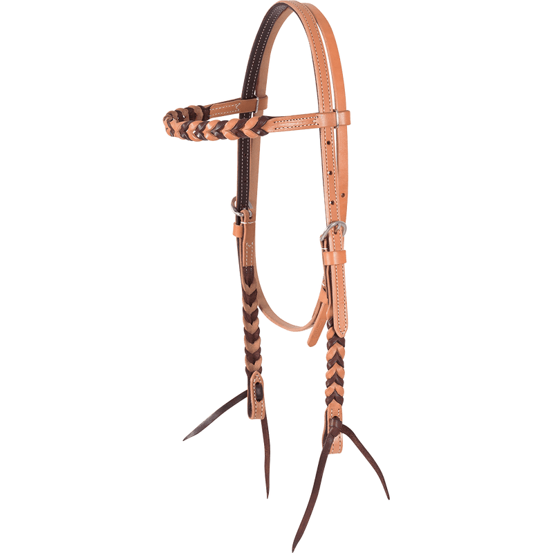 Martin Saddlery Martin Saddlery Harness/Latigo Blood Knots Browband Headstall