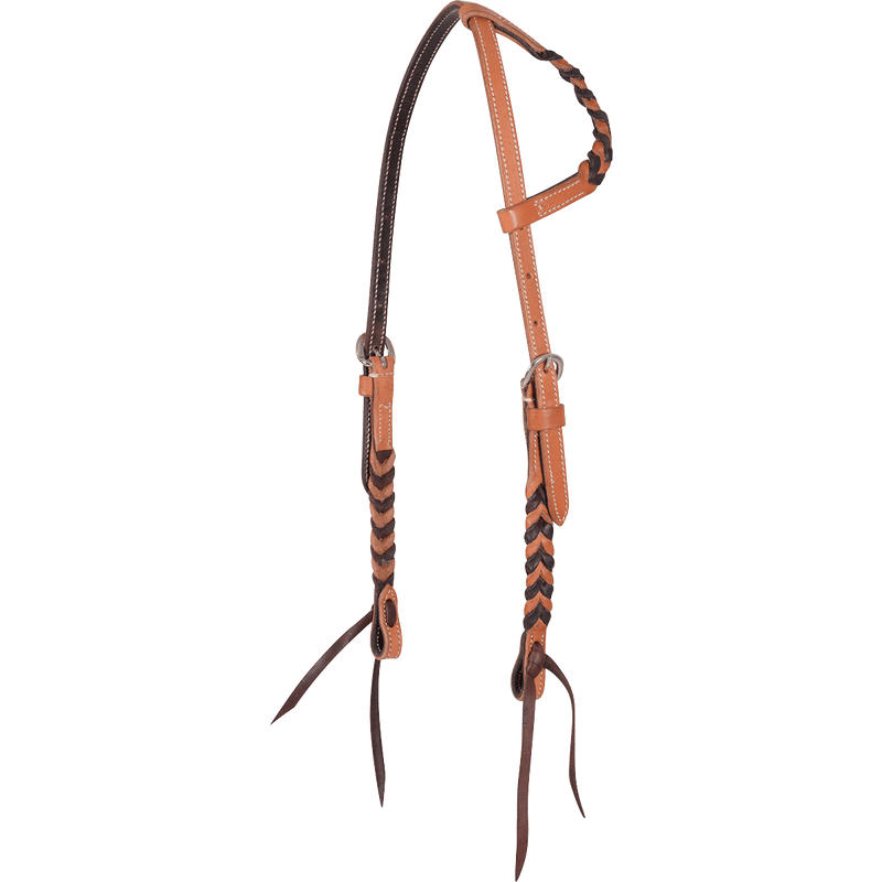 Martin Saddlery Martin Saddlery Harness/Latigo Blood Knots One Ear Headstall